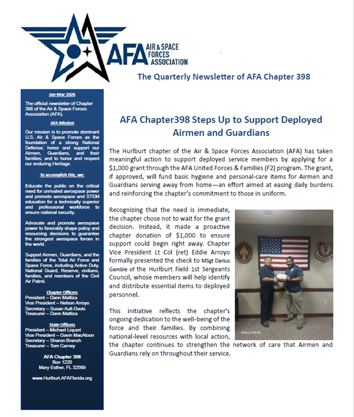 March 2026 Newsletter